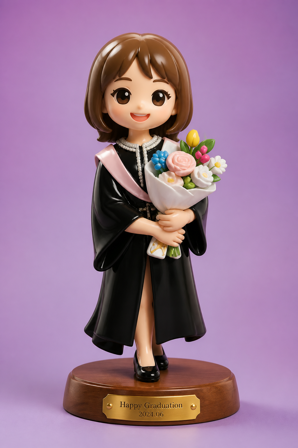 Ombra custom graduation figurine
